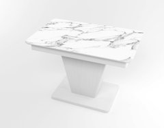 Обідній розкладний стіл Slide білий white/16, Біле дерево, 1100, 700, 750, 1500