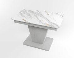 Обідній розкладний стіл Slide сірий gray/08, Бетон світлий, 1100, 700, 750, 1500