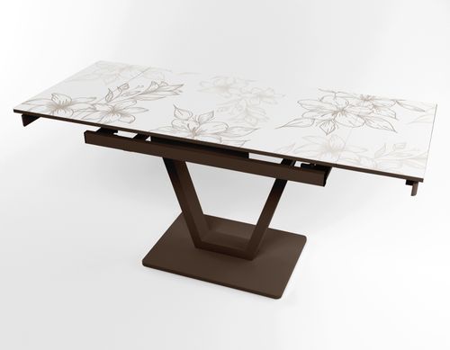 Розкладний стіл Maxi V base коричневий brown/04, Коричневий, 1100, 700, 750, 1700