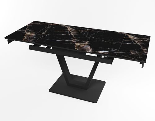 Розкладний стіл Maxi V base чорний black/15, Чорний, 1100, 700, 750, 1700