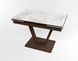 Розкладний стіл Maxi V base коричневий brown/04, Коричневий, 1100, 700, 750, 1700