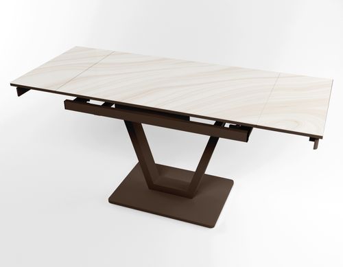 Розкладний стіл Maxi V base коричневий brown/06, Коричневий, 1100, 700, 750, 1700
