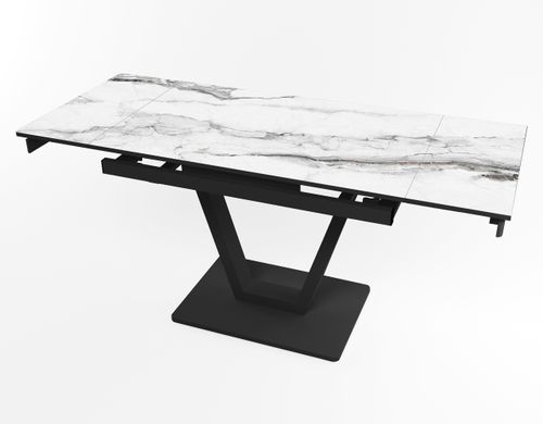 Розкладний стіл Maxi V base чорний black/17, Чорний, 1100, 700, 750, 1700