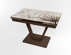 Розкладний стіл Maxi V base коричневий brown/07, Коричневий, 1100, 700, 750, 1700