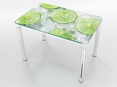 Modern/white/10/xs Кухонний скляний стіл Modern Білий