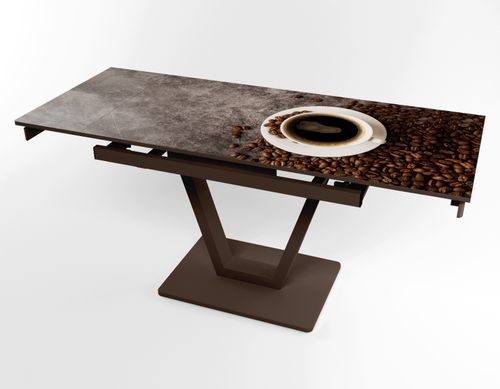 Розкладний стіл Maxi V base коричневий brown/10, Коричневий, 1100, 700, 750, 1700