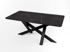 Розкладний кухонний стіл Lars L black/11
