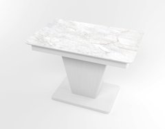 Обідній розкладний стіл Slide білий white/29, Біле дерево, 1100, 700, 750, 1500