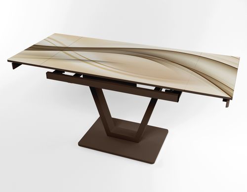 Розкладний стіл Maxi V base коричневий brown/11, Коричневий, 1100, 700, 750, 1700