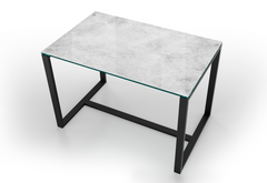Обеденный стол Range бетон (Range kitchen/black 01), 1100, 700, 750