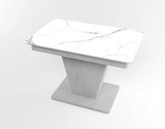 Обідній розкладний стіл Slide сірий gray/15, Бетон світлий, 1100, 700, 750, 1500