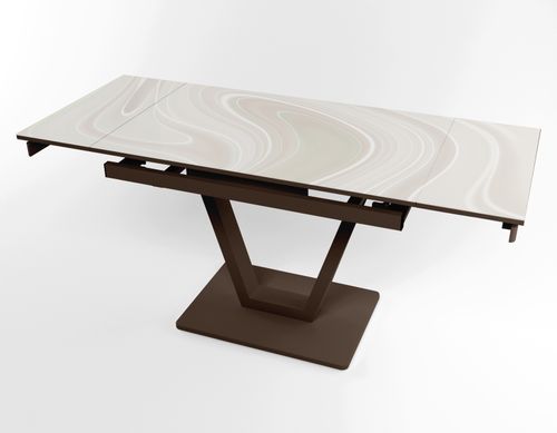 Розкладний стіл Maxi V base коричневий brown/13, Коричневий, 1100, 700, 750, 1700