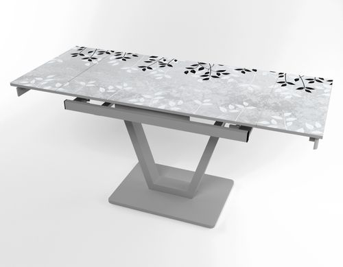 Розкладний стіл Maxi V base сірий grey/14, Сірий, 1100, 700, 750, 1700