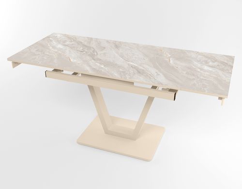 Розкладний стіл Maxi V base бежевий beige/14, Бежевий, 1100, 700, 750, 1700
