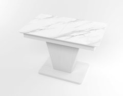 Обідній розкладний стіл Slide білий white/03, Біле дерево, 1100, 700, 750, 1500