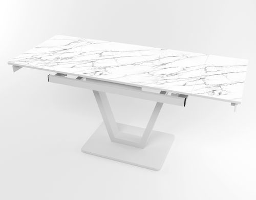 Розкладний стіл Maxi V base білий white/23, Білий, 1100, 700, 750, 1700