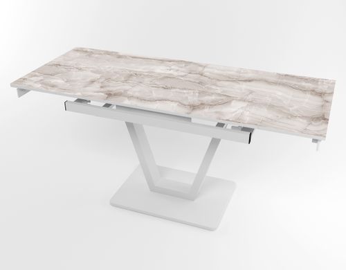 Розкладний стіл Maxi V base білий white/24, Білий, 1100, 700, 750, 1700