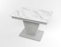Обідній розкладний стіл Slide сірий gray/17, Бетон світлий, 1100, 700, 750, 1500