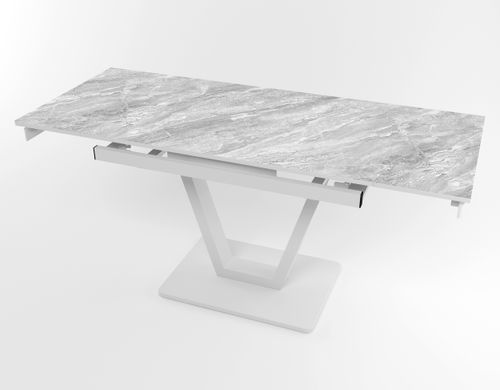 Розкладний стіл Maxi V base білий white/25, Білий, 1100, 700, 750, 1700