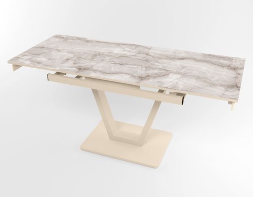 Розкладний стіл Maxi V base бежевий beige/12, Бежевий, 1100, 700, 750, 1700