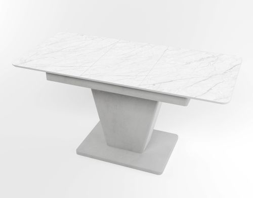 Обідній розкладний стіл Slide сірий gray/18, Бетон світлий, 1100, 700, 750, 1500