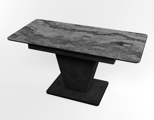 Обідній розкладний стіл Slide Бетон чорний black/09, Бетон чорний, 1100, 700, 750, 1500