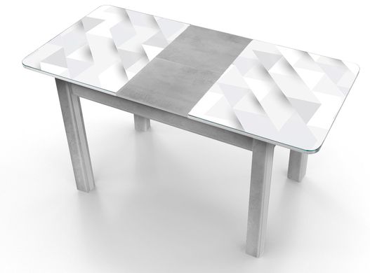 Обідній розкладний стіл Boston A бетон світлий light/12