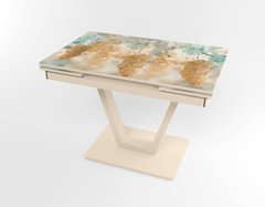 Розкладний стіл Maxi V base бежевий beige/08, Бежевий, 1100, 700, 750, 1700
