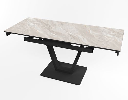 Розкладний стіл Maxi V base чорний black/33, Чорний, 1100, 700, 750, 1700