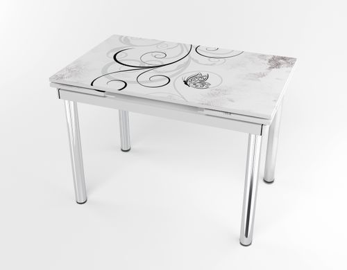 Розкладний стіл Maxi base Білий white/08, Білий, 1100, 700, 750, 1700
