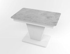 Обідній розкладний стіл Slide білий white/07, Біле дерево, 1100, 700, 750, 1500