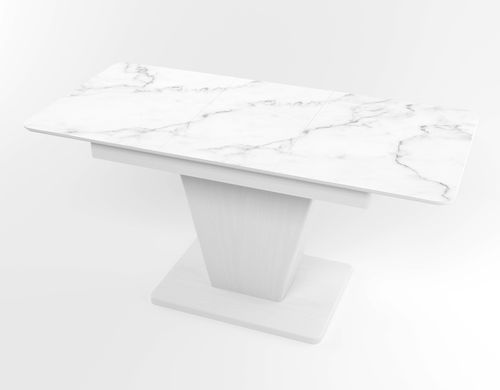 Обідній розкладний стіл Slide білий white/21, Біле дерево, 1100, 700, 750, 1500