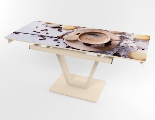 Розкладний стіл Maxi V base бежевий beige/10, Бежевий, 1100, 700, 750, 1700
