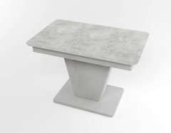 Обідній розкладний стіл Slide сірий gray/25, Бетон світлий, 1100, 700, 750, 1500