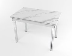 Розкладний стіл Maxi base Білий white/09, Білий, 1100, 700, 750, 1700