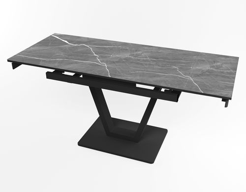 Розкладний стіл Maxi V base чорний black/35, Чорний, 1100, 700, 750, 1700