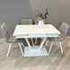 Розкладний стіл Maxi V base білий white/01, Білий, 1100, 700, 750, 1700