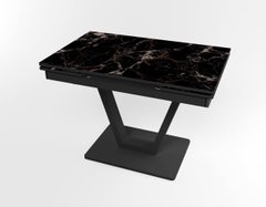 Розкладний стіл Maxi V base чорний black/28, Чорний, 1100, 700, 750, 1700