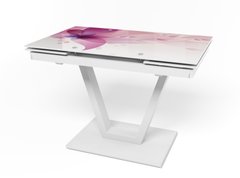 Розкладний кухонний стіл Maxi V білий (MaxiV/white/03), 1100, 700, 750, 1700