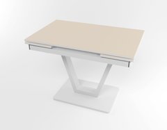 Розкладний стіл Maxi V base білий white/03, Білий, 1100, 700, 750, 1700