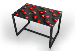 Скляний стіл Range (Range kitchen/black 17), 1100, 700, 750