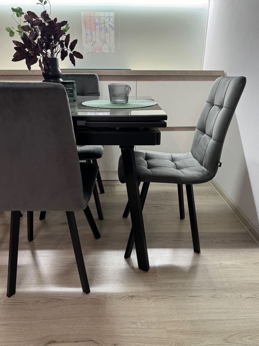 Розкладний стіл Slim Чорний black/32, Чорний, 1100, 700, 750, 1700
