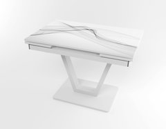 Розкладний стіл Maxi V base білий white/08, Білий, 1100, 700, 750, 1700