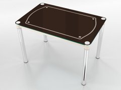 Modern/beige/03/xs Скляний кухонний стіл Modern Бежевий