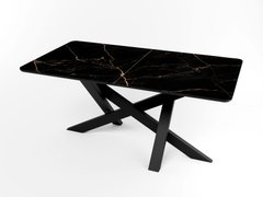 Розкладний кухонний стіл Lars L black/04