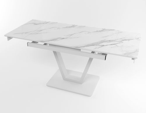 Розкладний стіл Maxi V base білий white/12, Білий, 1100, 700, 750, 1700