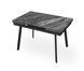 Розкладний стіл Slim Чорний black/72, Чорний, 1100, 700, 750, 1700