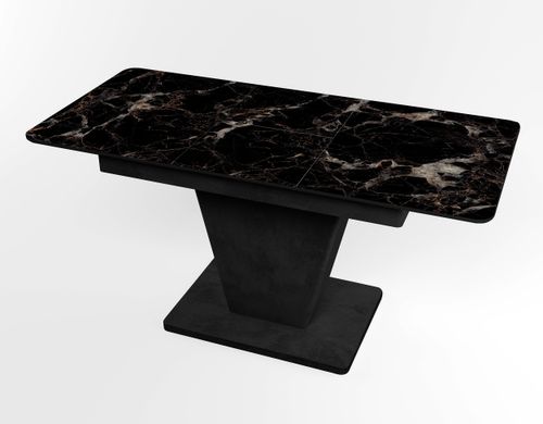 Обідній розкладний стіл Slide Бетон чорний black/20, Бетон чорний, 1100, 700, 750, 1500