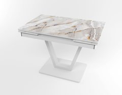 Розкладний стіл Maxi V base білий white/14, Білий, 1100, 700, 750, 1700