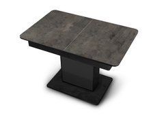 Обідній розкладний стіл Boston T Бетон чорний Black/44